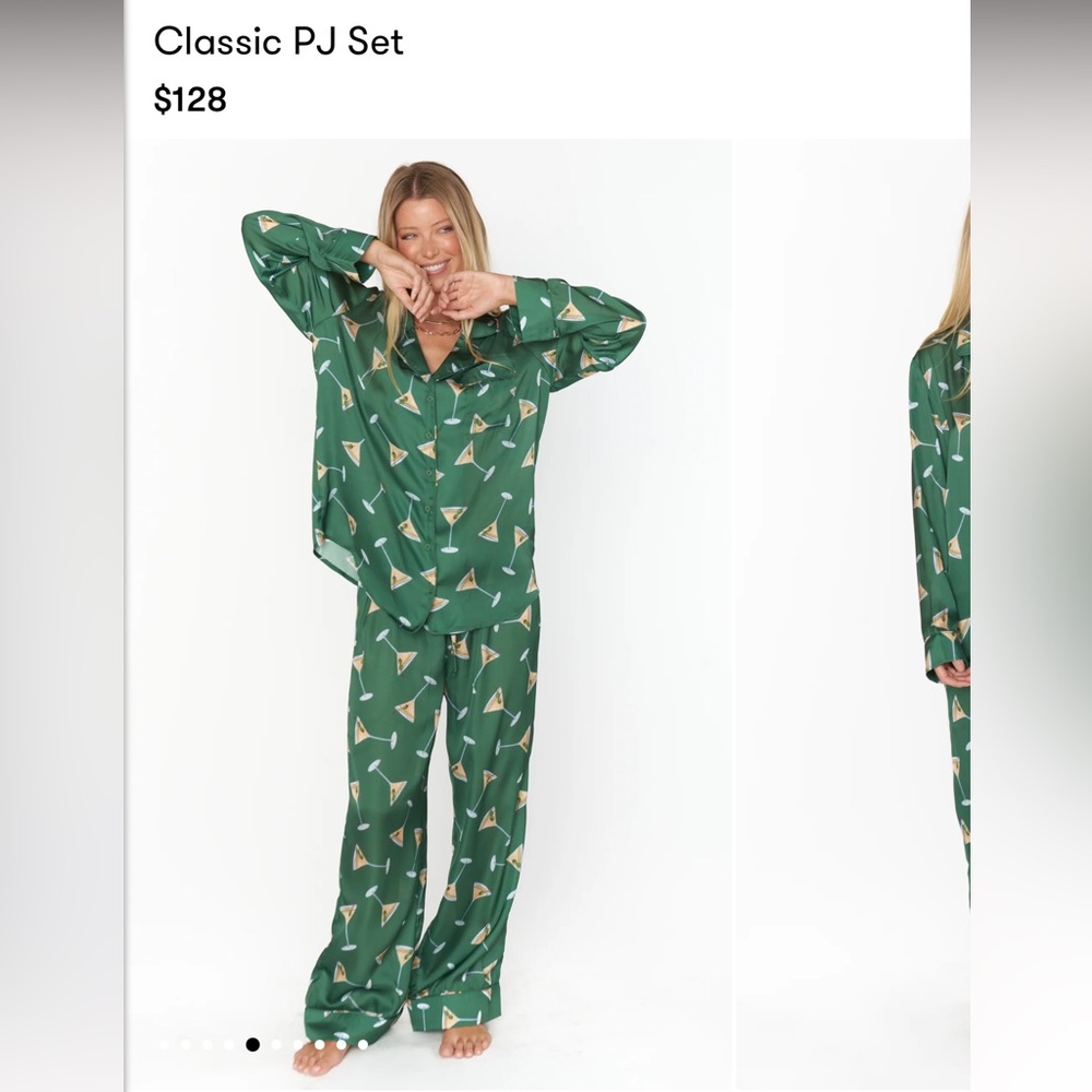 Viral Show Me Your MuMu Martini PJ set. Size Large. Worn Once.